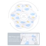 10-Pack 360 Rotate Baby Bibs for Eating and Drooling, Soft and Waterproof Bibs for Girls Boys - Image 4